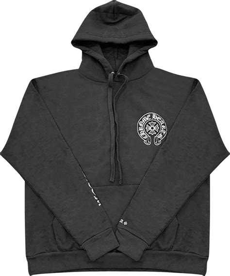 chrome hearts silver glitter hoodie